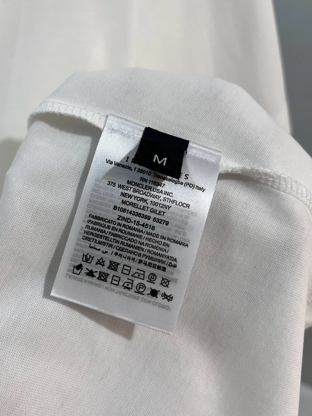 Moncler* Classic logo 🔥 T ✅ Quality ‼ ●340 ● ● ● 1：1 ● ●Size； S M L XL